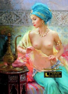 Tranh Sơn Dầu Thiếu Nữ Khỏa Thân Nghệ Thuật (9)